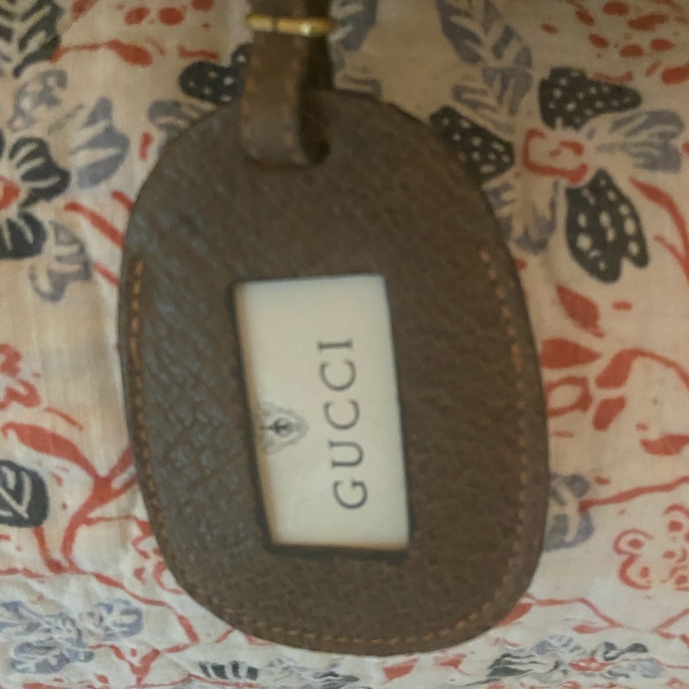 Authentic GUCCI luggage!!!! Beautiful, timeless piece.